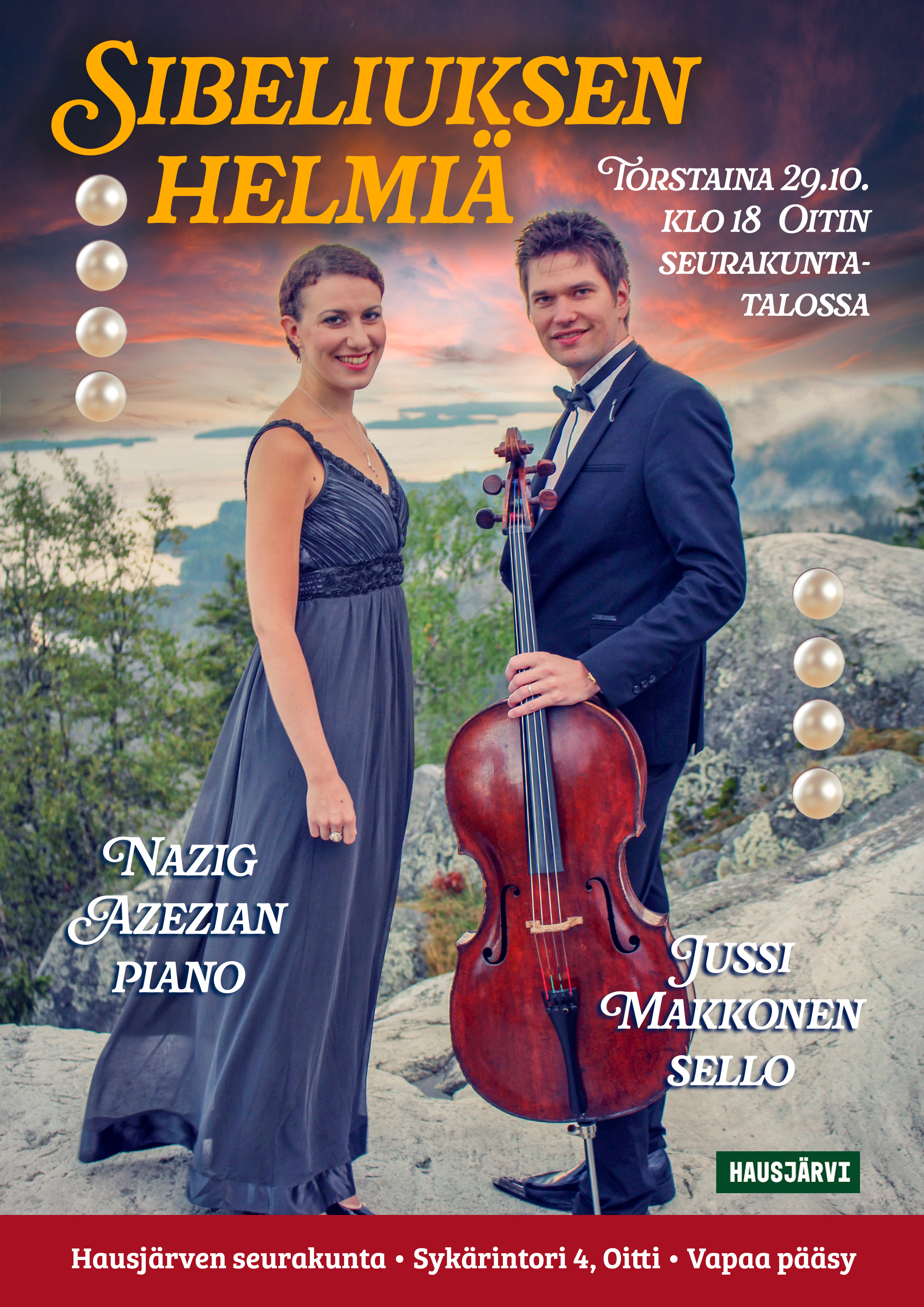 Konserttimainos 29.10.